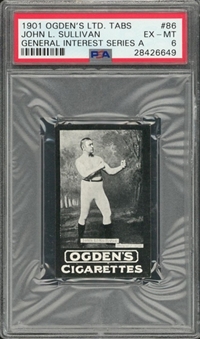 1901 Ogdens Ltd. Tabs Cigarettes "General Interest Series A" Complete Set (150) – Featuring Boxers, Athletes and Historical Figures